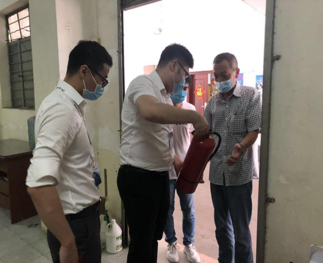 海创集团运营与风险管控部开展区属国有企业物业常态化疫情防控及安全生产检查工作